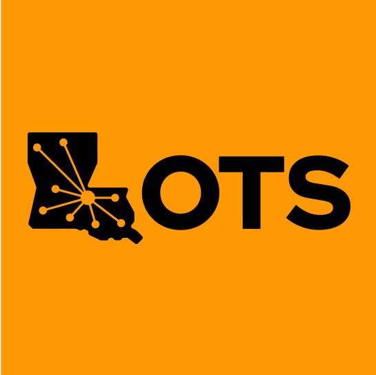The abbreviated horizontal version of the logo may be used as black on orange.