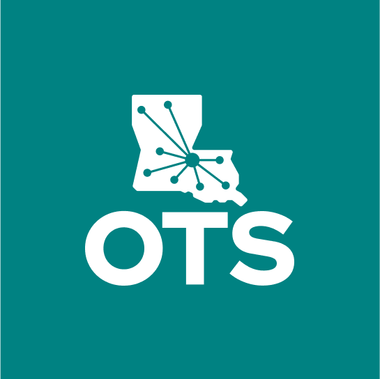 The abbreviated vertical version of the logo may be used white over teal.
