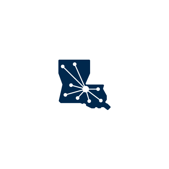 The symbol version of the logo may be used as navy on white.